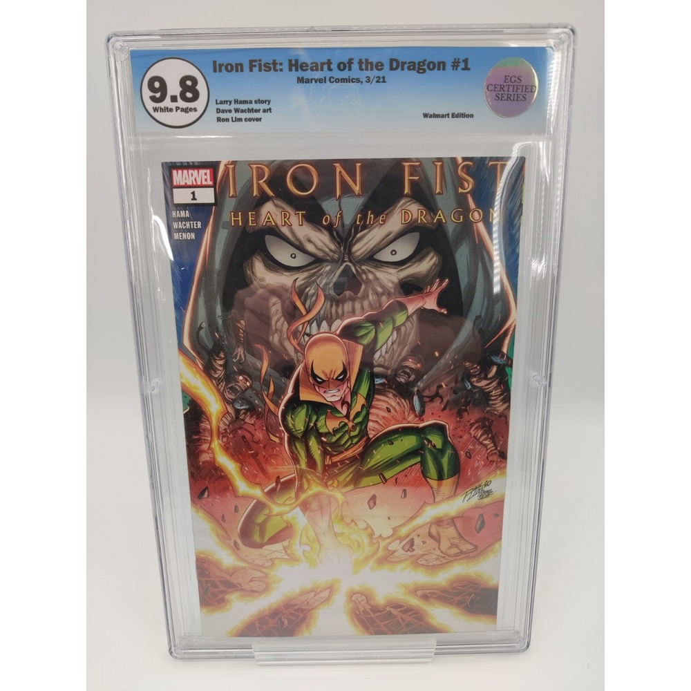 Iron Fist: Heart of the Dragon #1 Marvel Comics‎ 3/21 EGS 9.8 Walmart Edition
